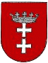 Emblema visto nel 08/1941 nel settore di SMOLENSK. Sono le insegne della città di DANZICA